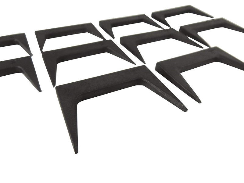Taytools 500030 Pack of 10 Each 2 Inch Pinch Dogs with Square Back and Tapered Legs - Image 3